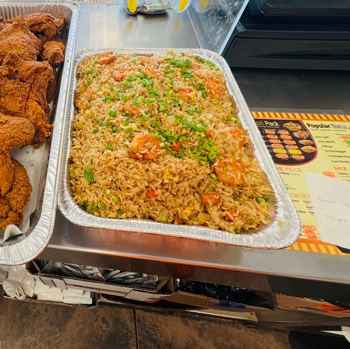 Small Pan Fried Rice.