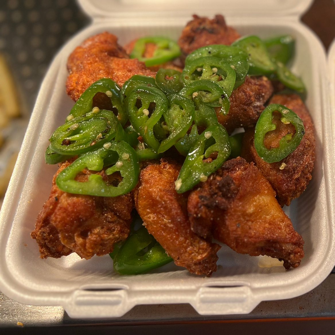10 jalapeno wings.