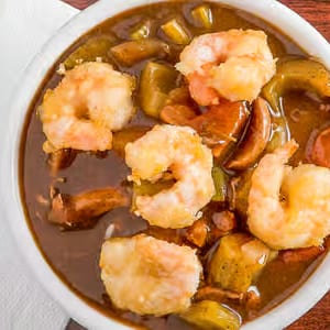 Seafood Gumbo.